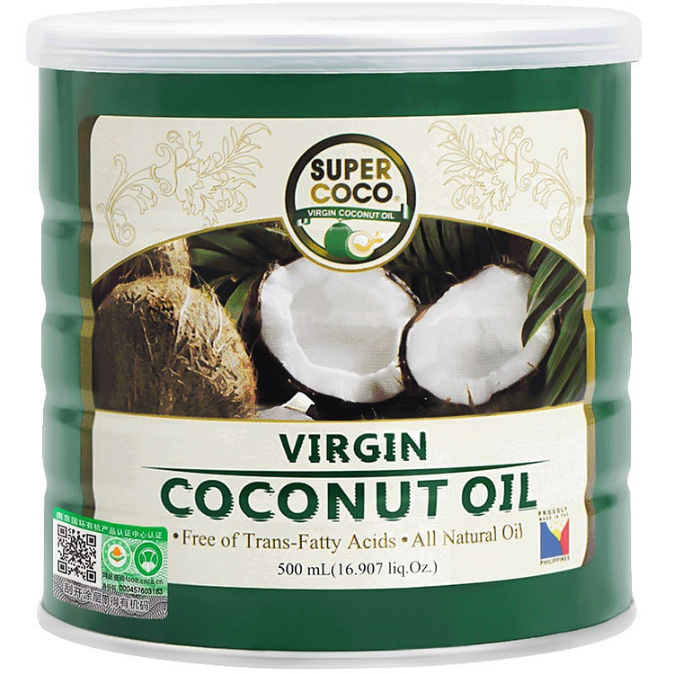 Supercoco organic cold pressed coconut oil