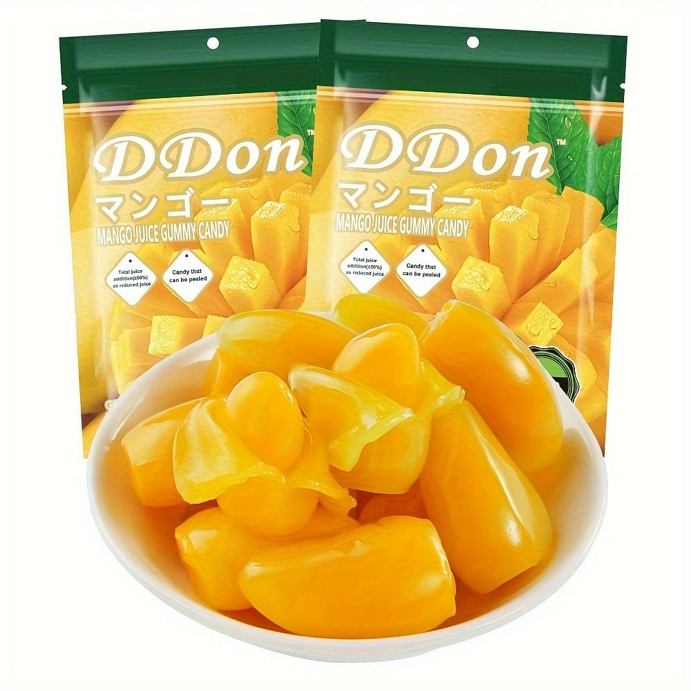 Fruit juice Mango gummies, gummy candiesthe perfect choice for outdoor snacks 12 80 グラム