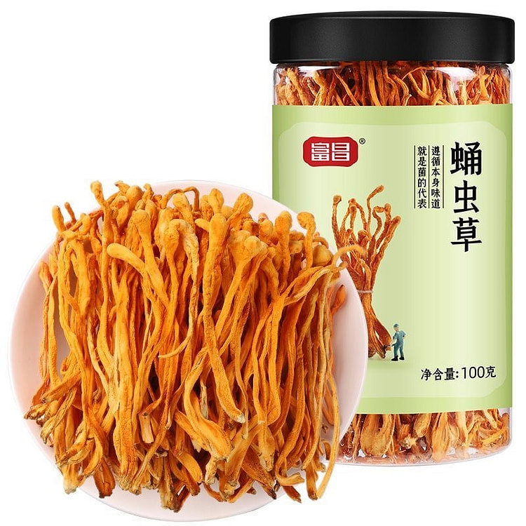 【富昌】蛹虫草 干货菌菇煲汤材料 煲汤凉拌 100 克