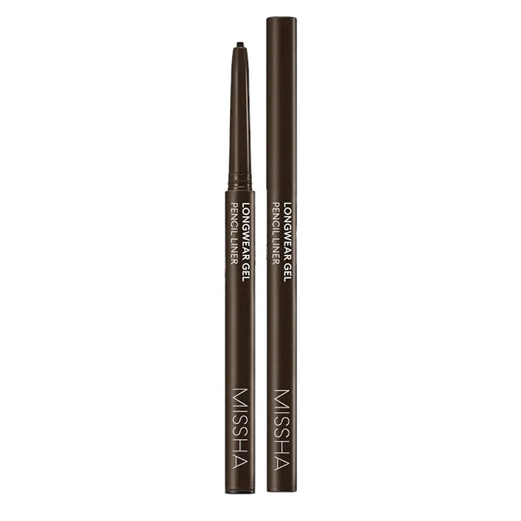 MISSHA Longwear Gel Pencil Liner #Pecan Brown 1 count