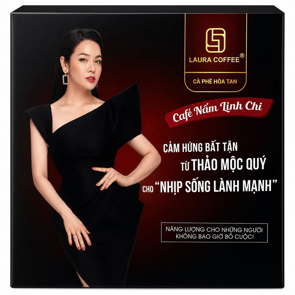 Laura Coffee Lingzhi Instant Coffee 10 sticks 1 box
