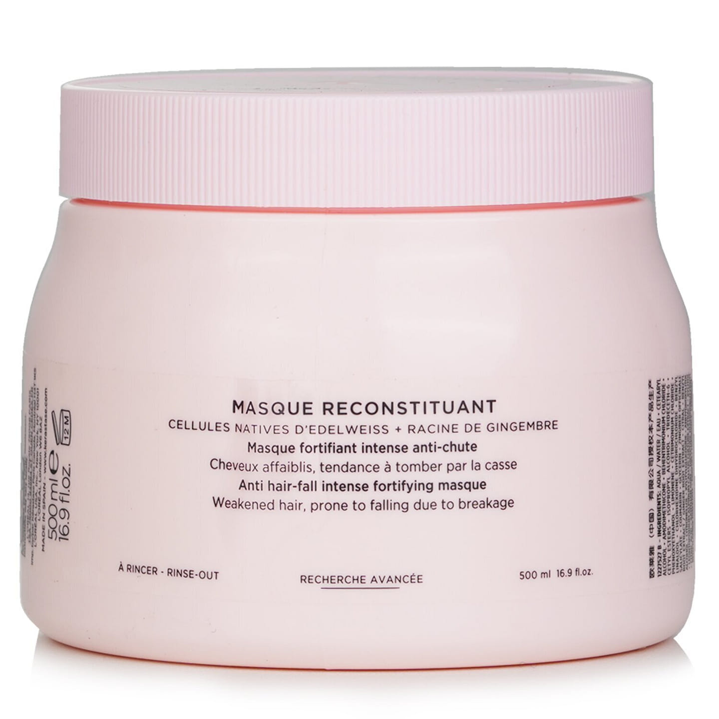 Kerastase Genesis Masque Reconstituant Anti Hair-Fall Intense Fortifying Masque (Weakened Hair, Prone To Falling Due To Breakage) 500ml/16.9oz 500 ml