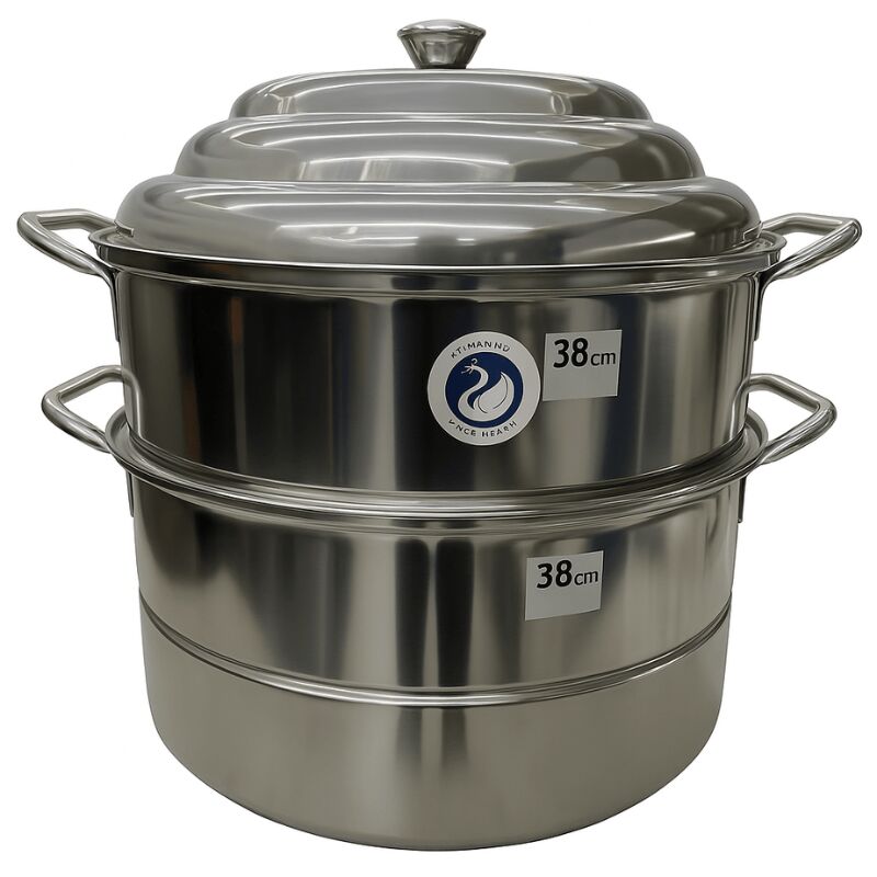 Swan Nồi Hấp 3 Tầng Inox 38cm (SUS 304) 1 phần
