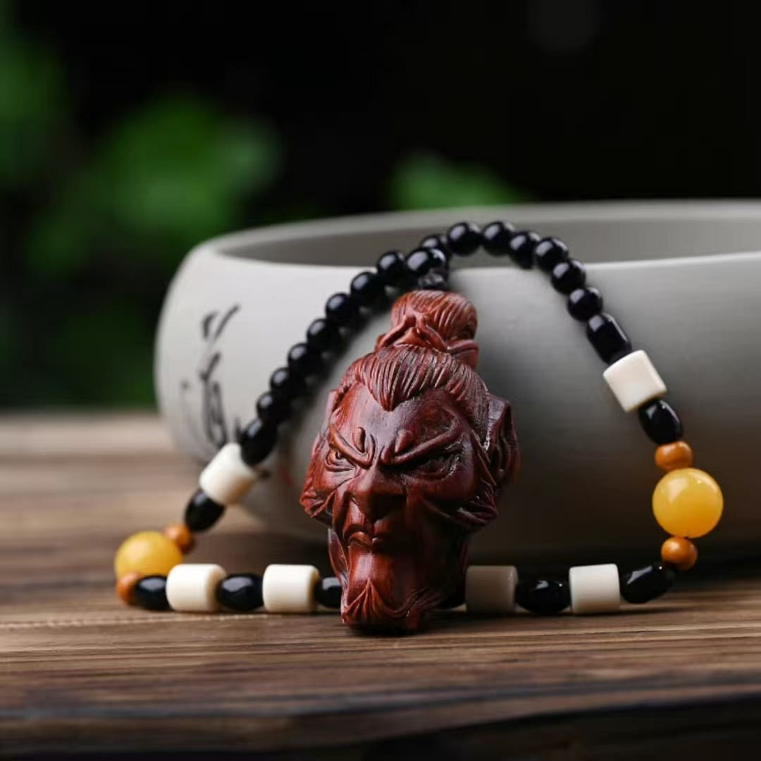 Carved red sandalwood Shen Gongbao1 1 each