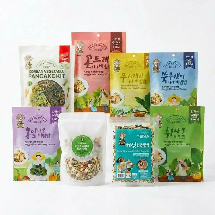 8 Variety Dried Namul Set (+pancake kit) 25 g*8 pack