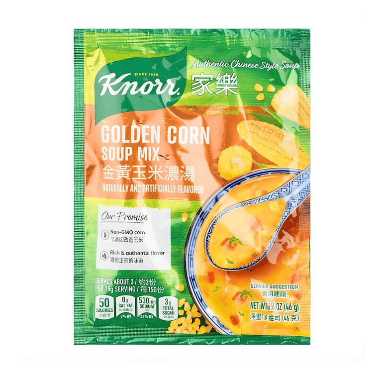 [Knorr] Crab & Corn Soup Mix - 46g 1 each (min 2)