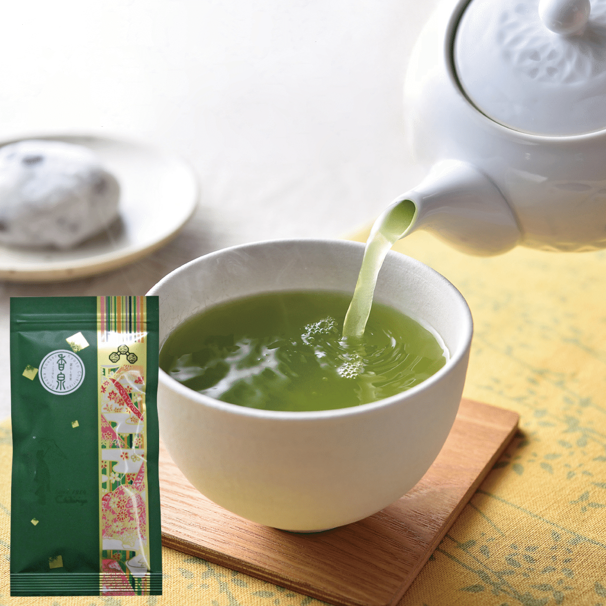 Chikiriya Premium - Fukamushi Sencha "Kousen" - Deep-steamed Green Tea - 2.82oz 1 ส่วน