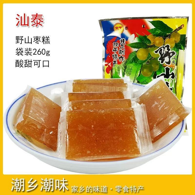 潮汕特产野山枣糕260g*1袋 260 克