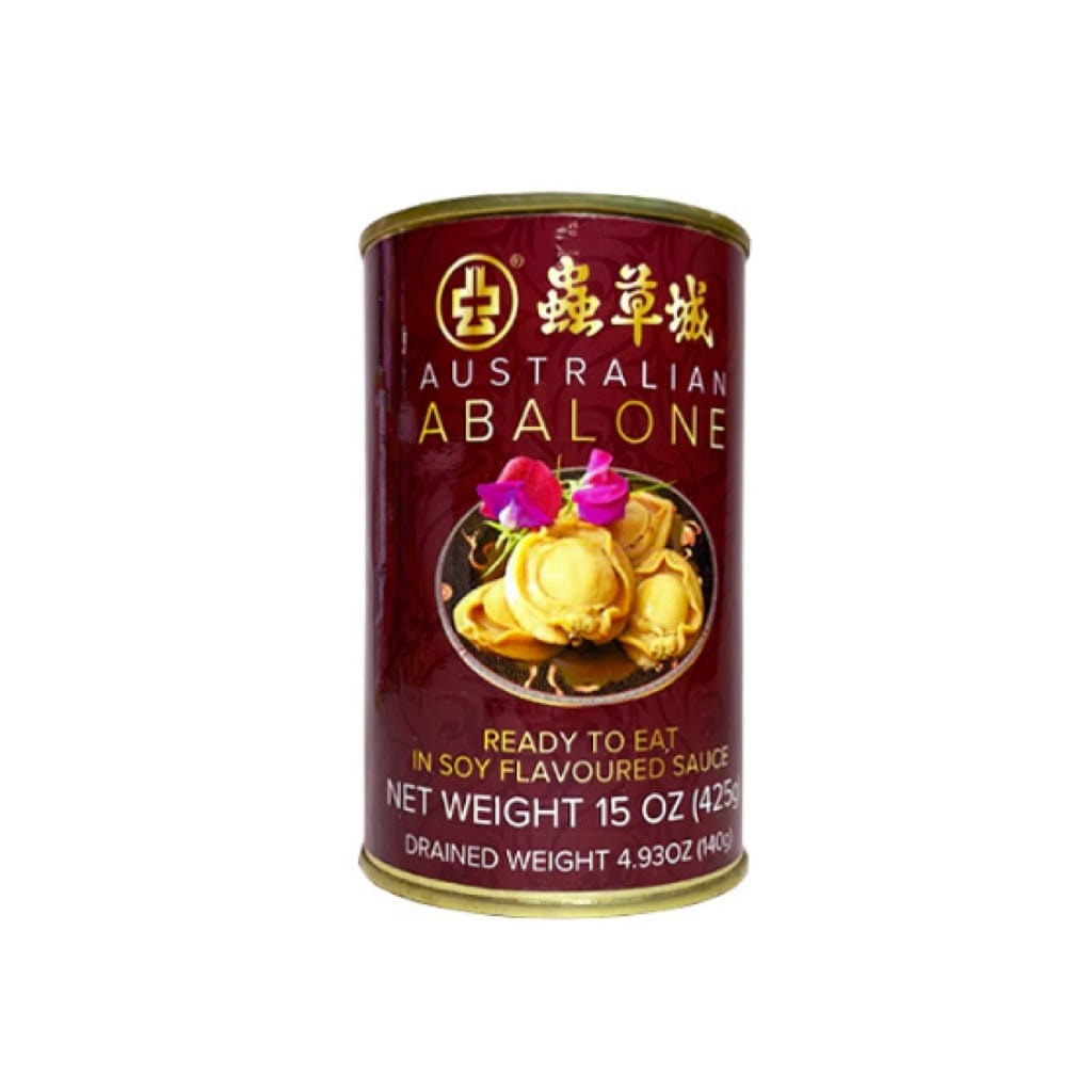 蟲草城 澳洲罐头鲍鱼 (6头 - 濠皇) 1 罐