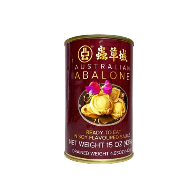 蟲草城 澳洲罐头鲍鱼 (6头 - 濠皇)