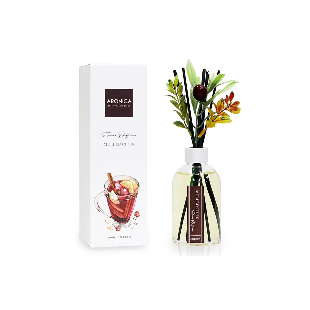 ARONICA Flower Diffuser - Mulled Cider 200mL(6.76 fl oz) 1 each
