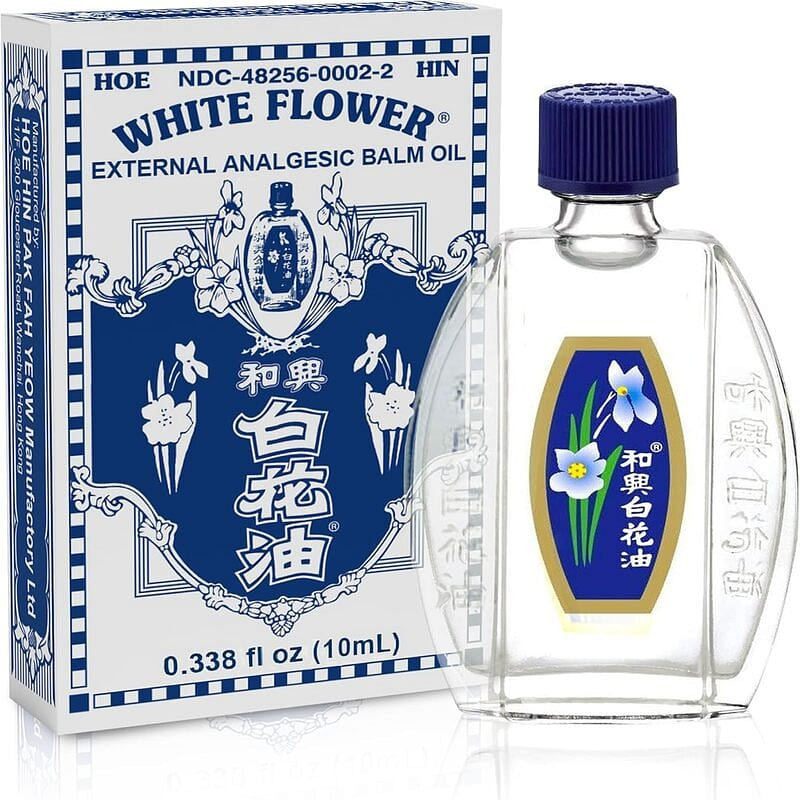 White Flower Analgesic Balm Oil (10ml) - 1 Bottle 0.34 fl.oz