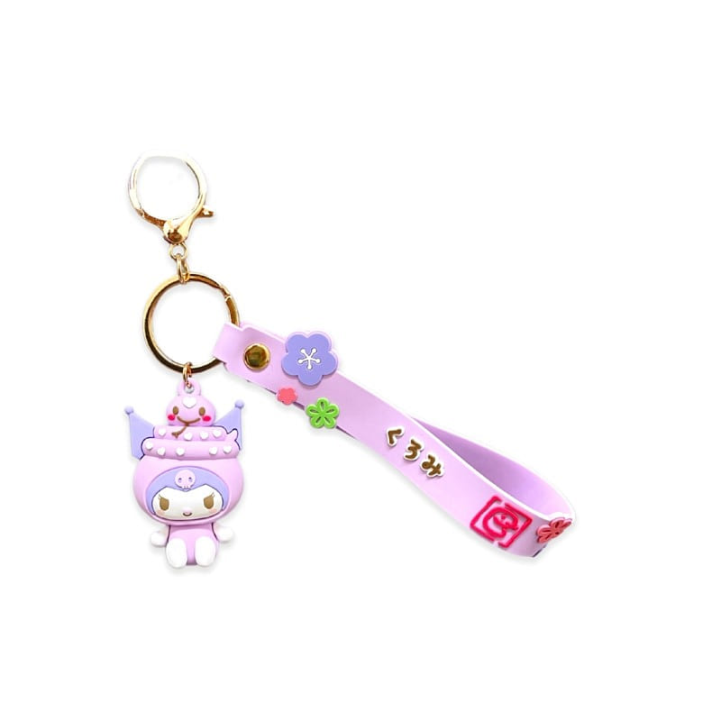 Sanrio Characters Zodiac Snake Rubber Mascot Kuromi 1 each