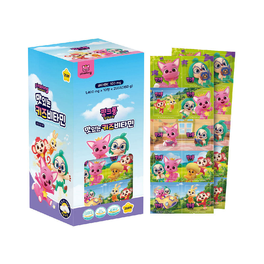 ATEX Pinkfong Kids Vitamin 250p 1 個