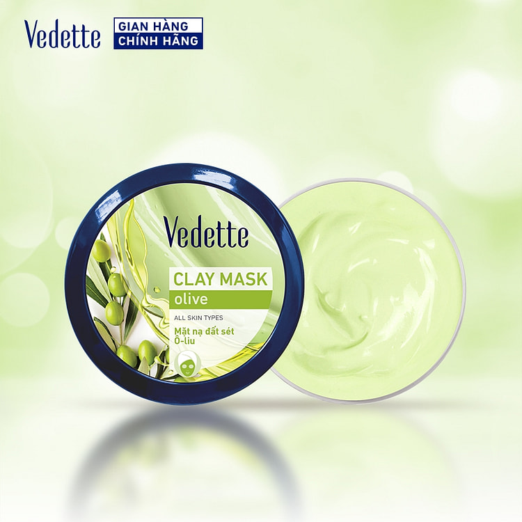 Vedette Clay Mask Olive  All Skin Types