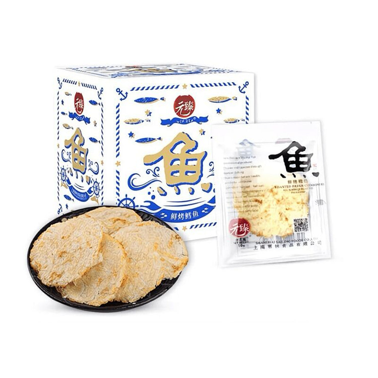 元臻 鲜烤鳕鱼片儿童孕妇即食 10g*5袋