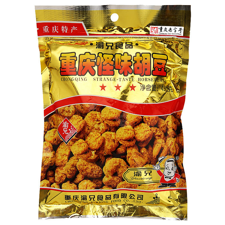 渝兄怪味胡豆麻辣味450g*1袋 450 克