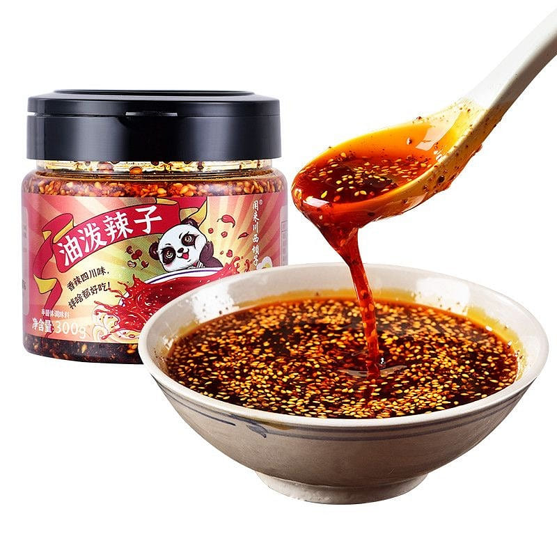 Sichuan authentic spicy oil Chili oil 300g 1 can