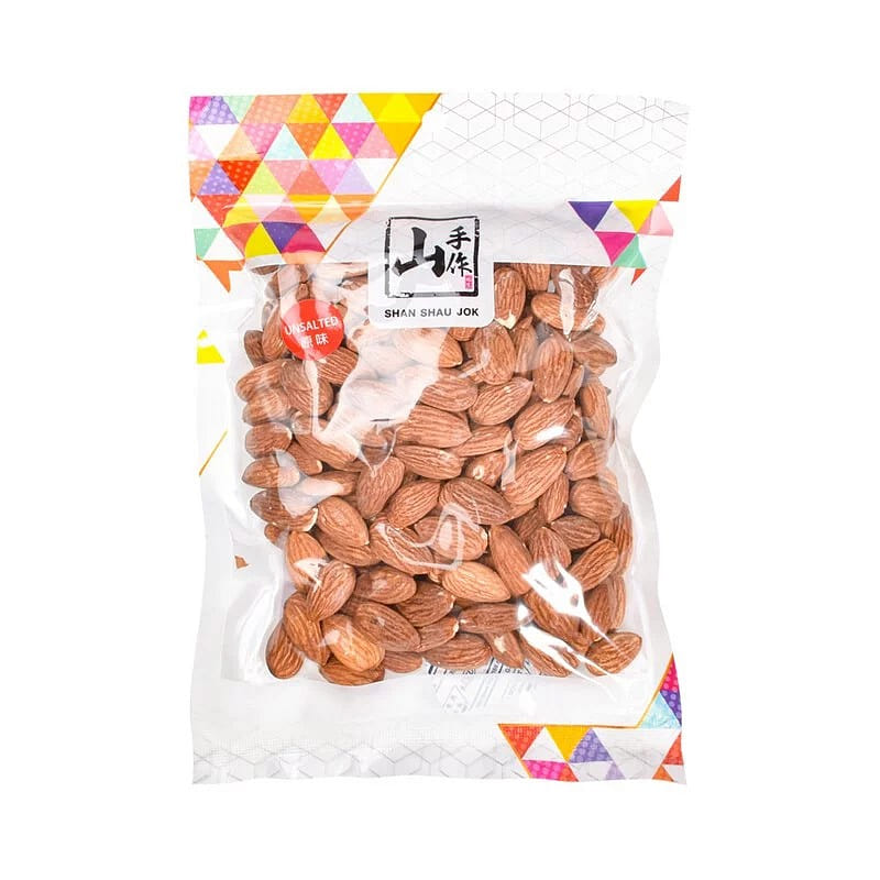Shan Shau Jok Roasted Unsalted USA ALmond 250 g