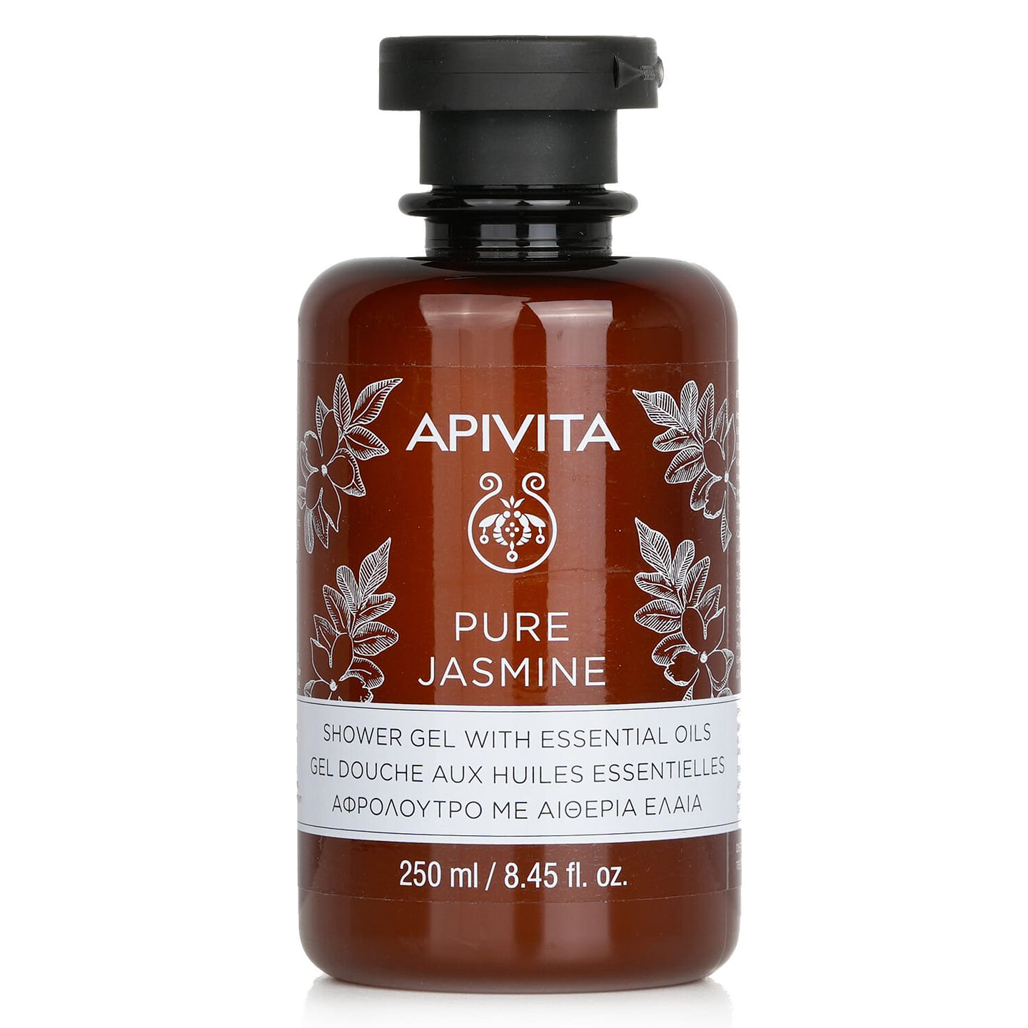 Apivita Pure Jasmine Shower Gel with Essential Oils 250ml/8.45oz 250 ml