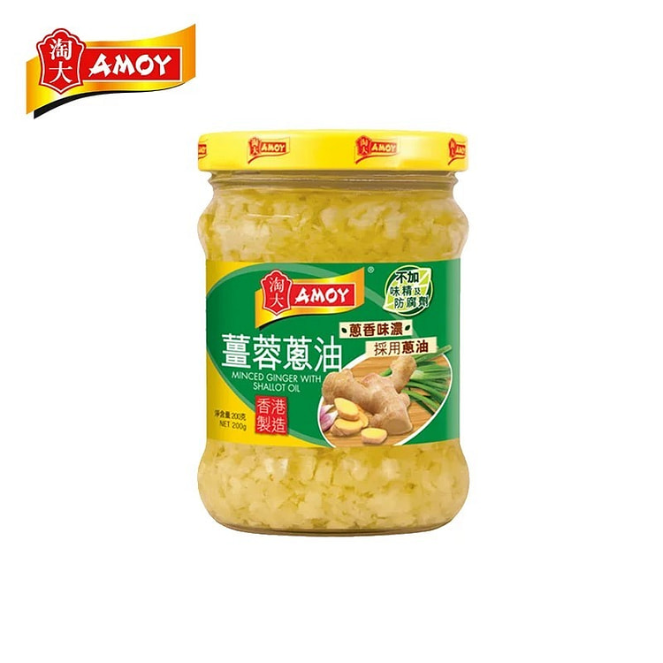 港版AMOY淘大姜蓉葱油家用菜调味酱料 200 克