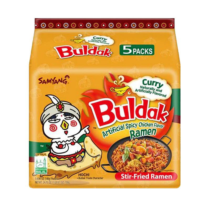 Samyang Buldak Curry Flavor Stir-Fried Ramen (5-Pack) – Curry 1 each