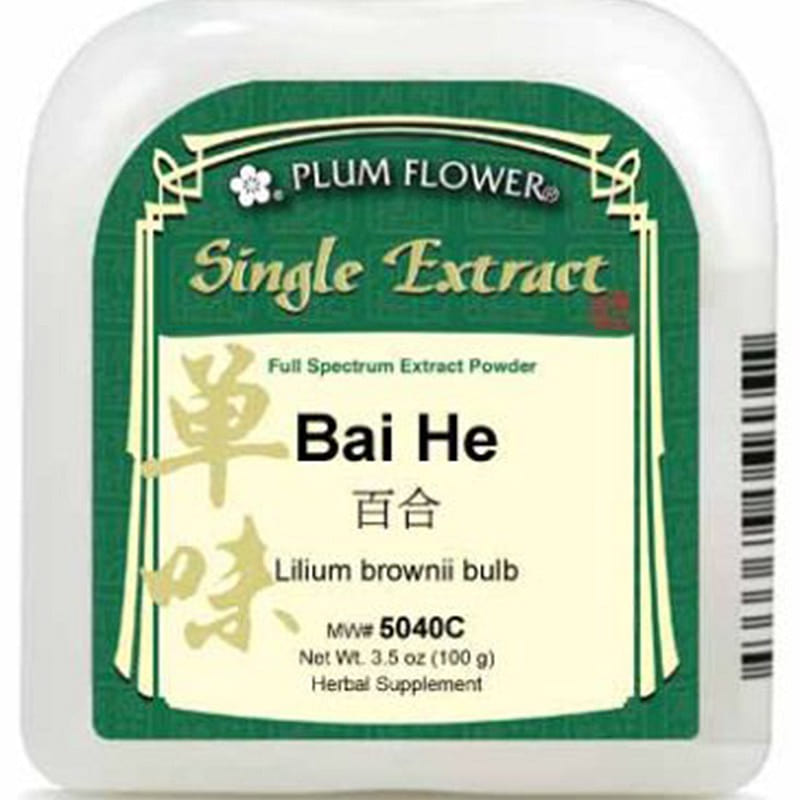 Bai He, extract powder Lilium brownii bulb 1 each