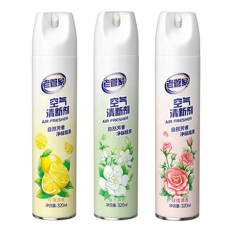 老管家 空气清新剂 柠檬 320ml