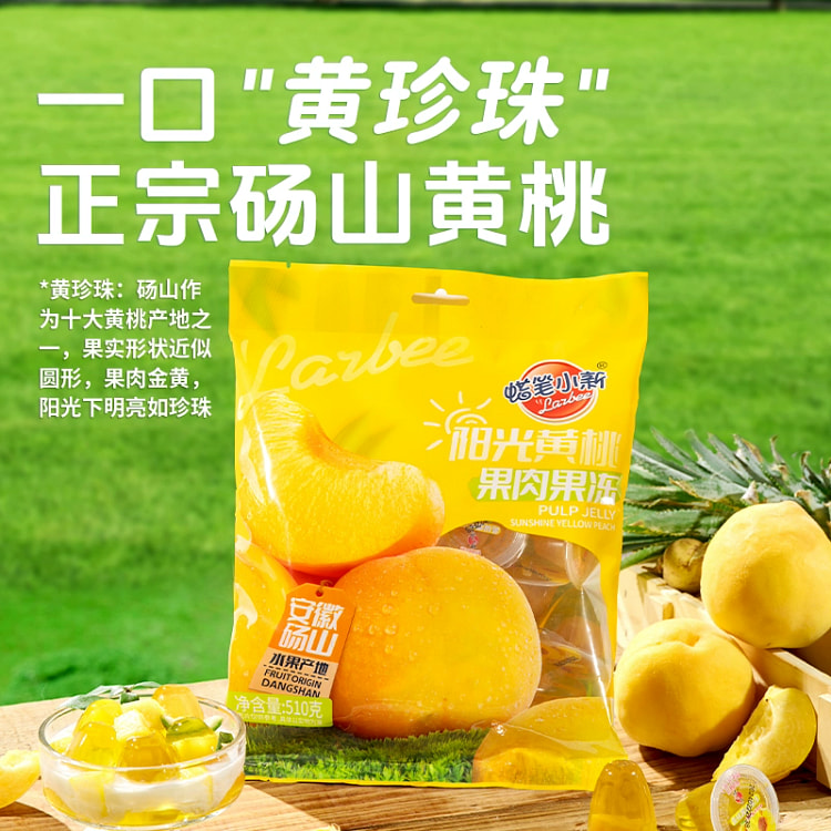 蜡笔小新510g黄桃果冻