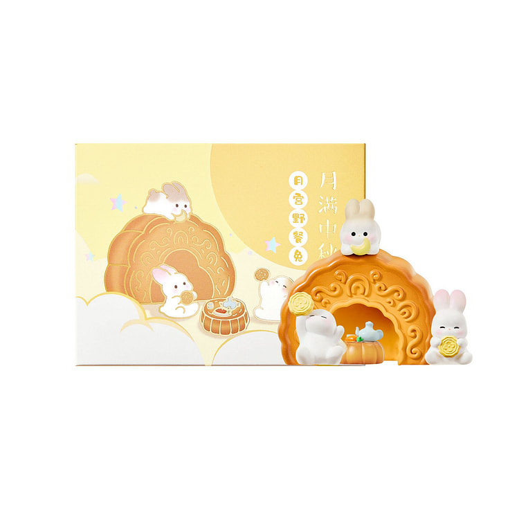 Mooncake Ornament - Moon Palace Picnic Rabbit
