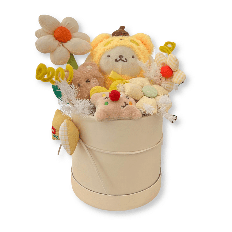 Plush Toy Bouquet Vase Cute Kawaii Birthday Gift Pompompurin 1 each