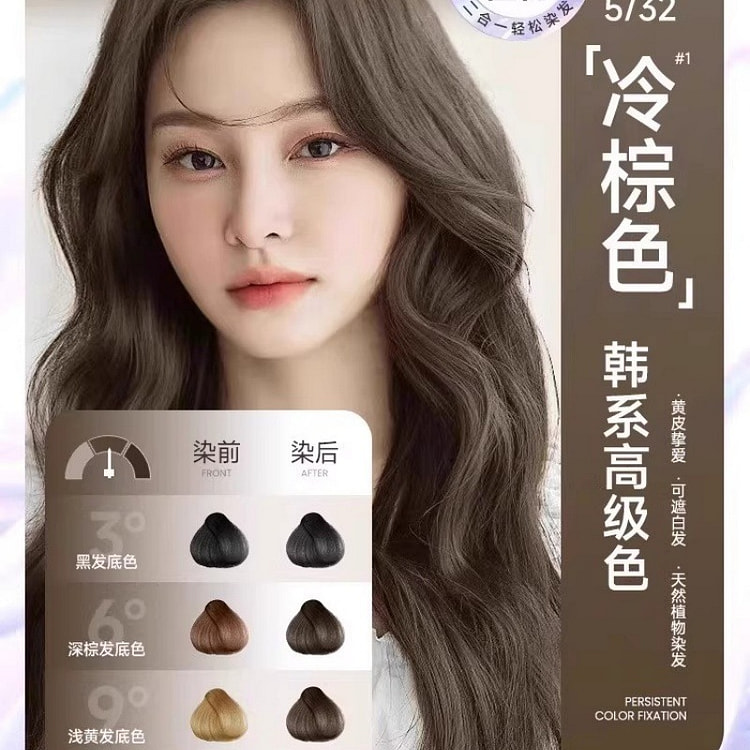 Bubble Hair Dye 460ml Cold Brown