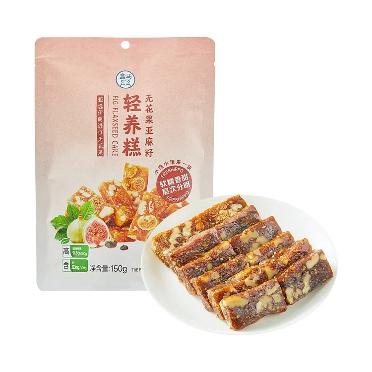 盒马 无花果亚麻籽轻养糕 150 克