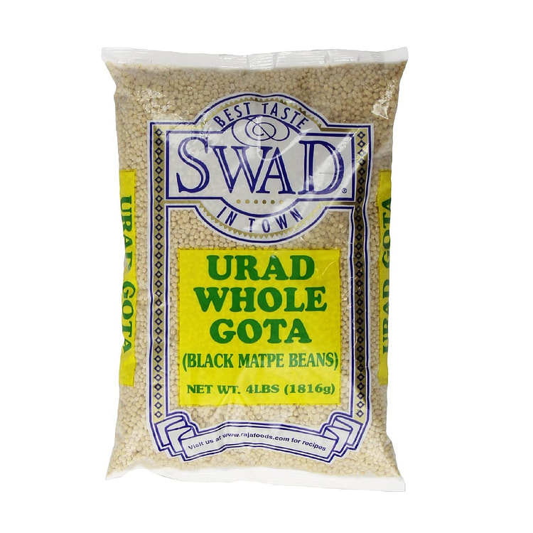 Swad Urad Whole, 4 Pound 1 pack