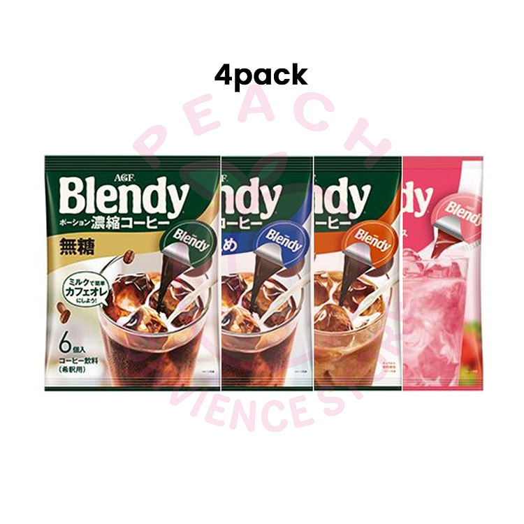 AGF Blendy浓缩液体胶囊混合口味四包装