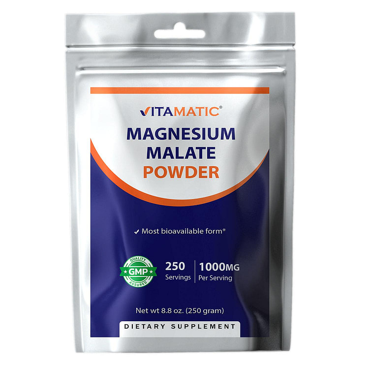 Magnesium Malate 1000mg per Servings - 250 Grams