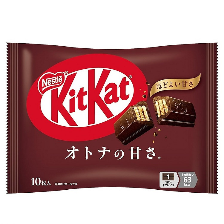 雀巢 KitKat 巧克力涂层威化饼干 黑巧克力味 1 个
