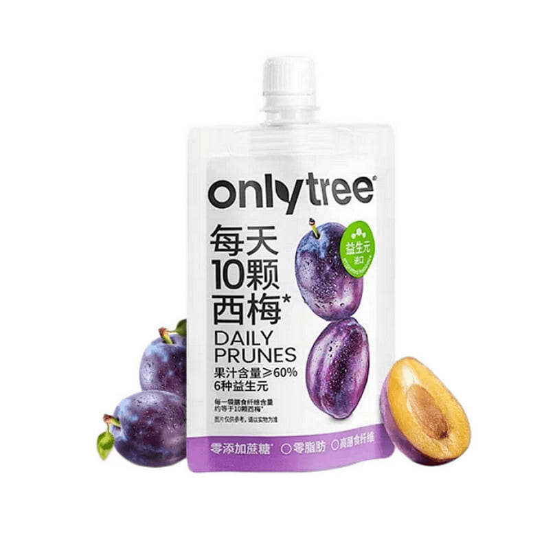 Prebiotic Plum Juice Fiber Fruit Drink 100ml 1 box
