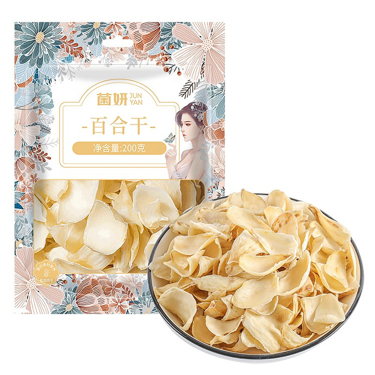 菌妍 百合干 软糯香甜片大肉厚 新鲜采摘 轻松泡发
