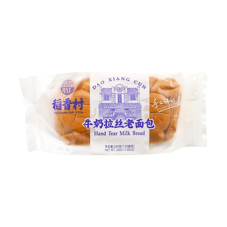 【中国直邮】稻香村 牛奶拉丝老面包 200g