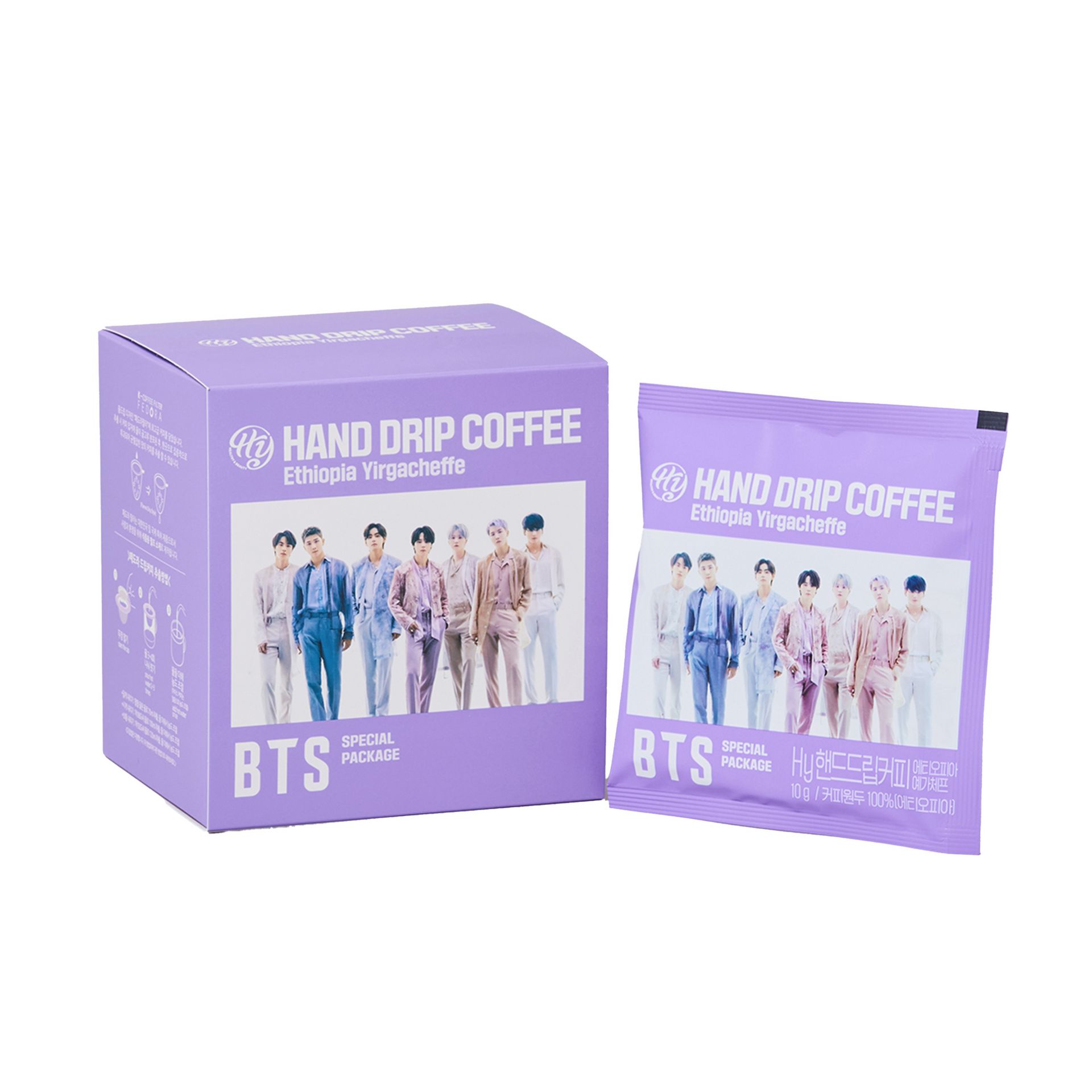 Get BTS Member New Hand Drip Ethiopia Yirgacheff Coffee (Variety
