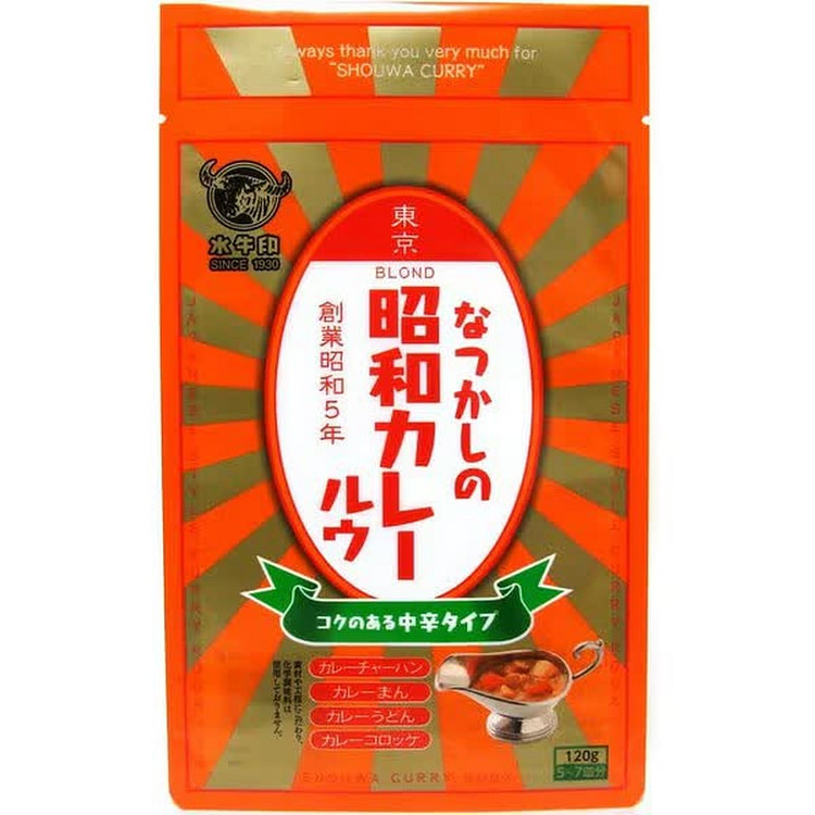 Suigyu Showa Curry Roux Medium Spicy 120g