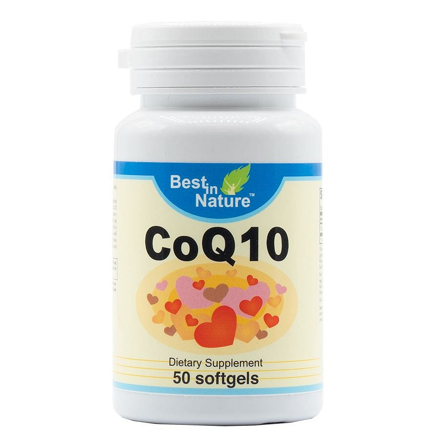 CoQ10 (100 mg) 50 Softgels 1 bottle