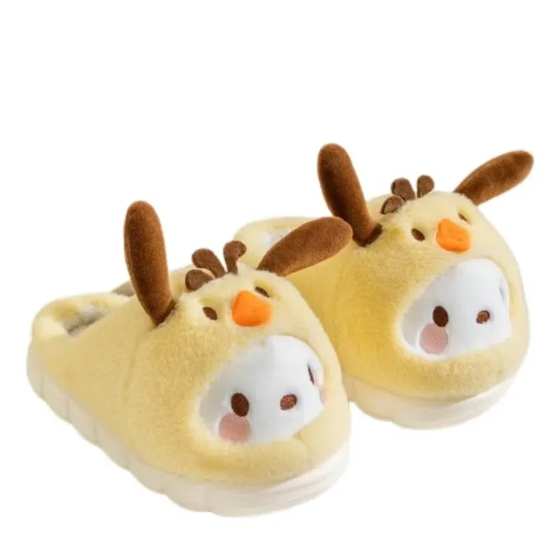 Sanrio Autumn/Winter Cotton Slippers Cute Children Adult-Pachacco 38-39 1 Pc 1 each