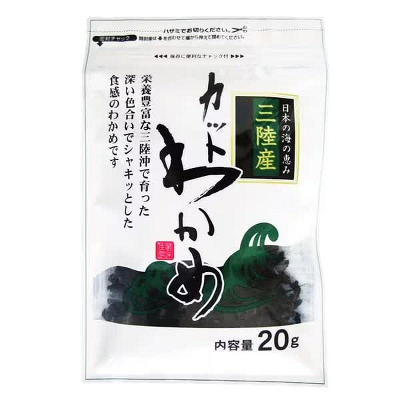 Japan Spice Sanriku Cut Wakame Seaweed JRL 20g 1 each
