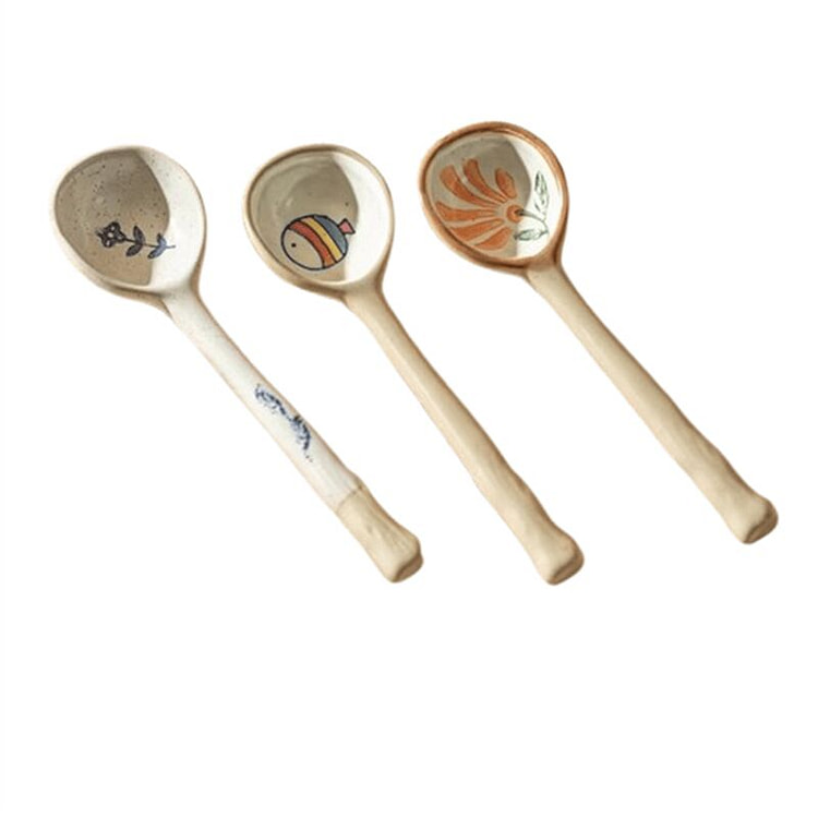 Modern Housewife Ceramic Spoon 3 each