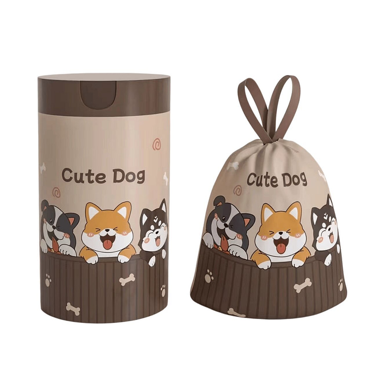 Jinghao Dogartoon Household Drawstring Large Trash 1 each