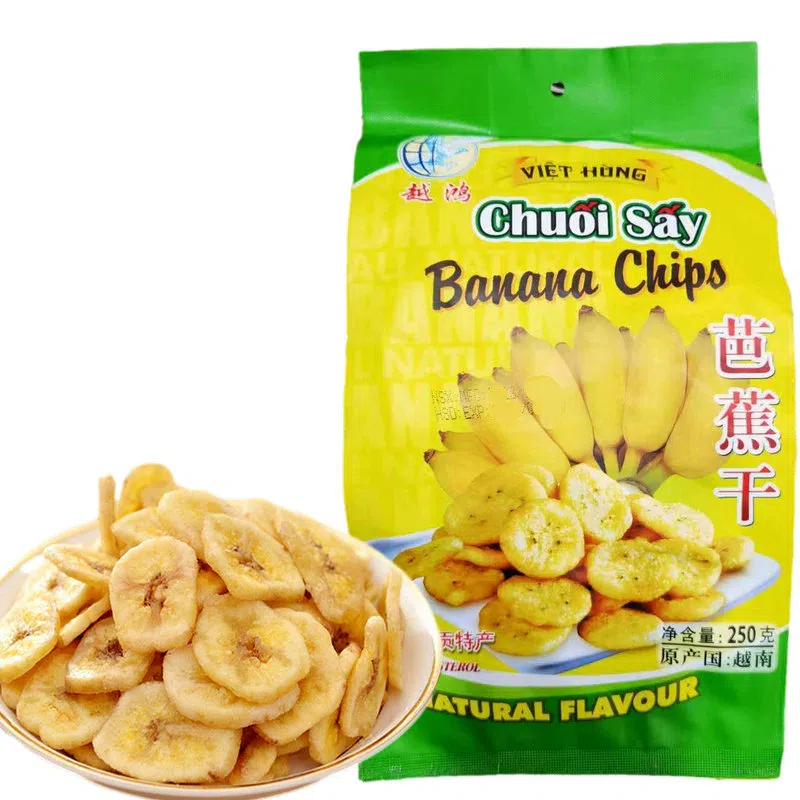 Vietnamese Viet Hung Banana Chips 250 g
