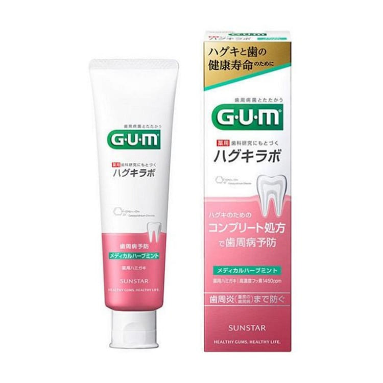 ガム・ハグキラボ デンタルペーストメディカルハーブミント85g 1 個