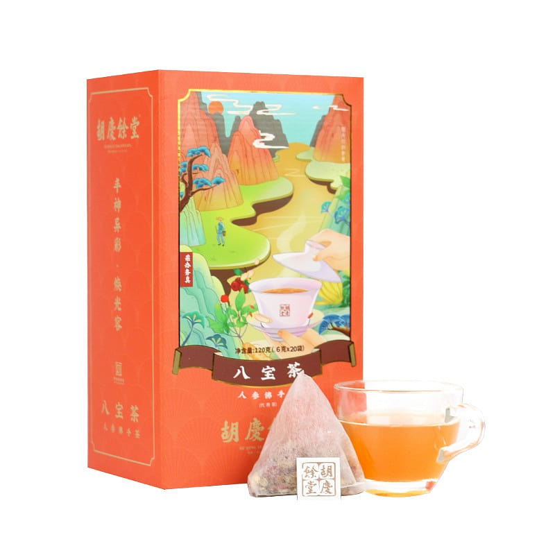 Hu Qing Yu Tang Eight Treasures Tea wolfberry ginseng tea refreshing 6g*20 120 g